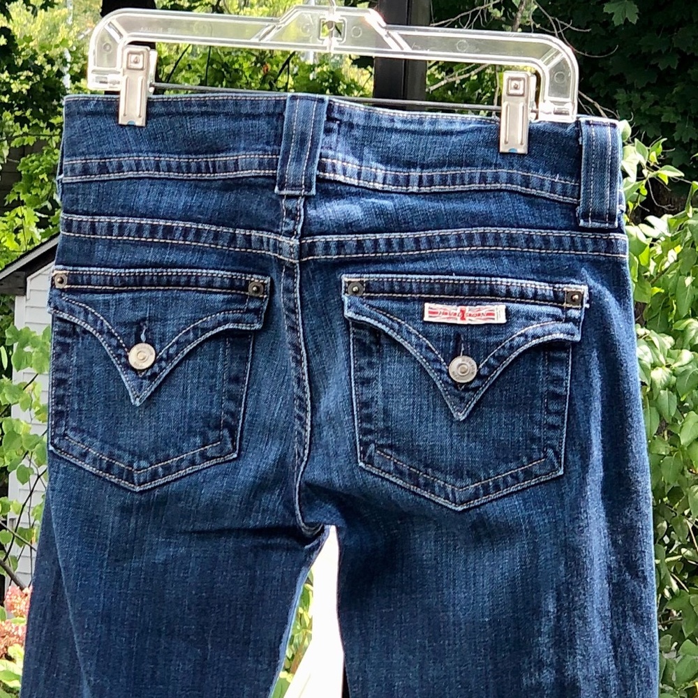 Hudson Deep Indigo Wash Classic Flap Pocket Jeans - Picture 6 of 9